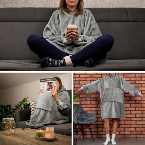 Bluzair Koco Bluza Oversize XXL z Kapturem Polska Bluzair Koco Bluza Oversize XXL z Kapturem Polska