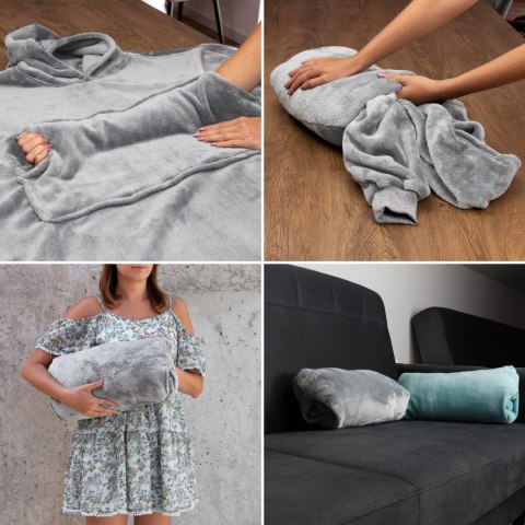 Bluzair Koco Bluza Oversize XXL z Kapturem Polska Bluzair Koco Bluza Oversize XXL z Kapturem Polska