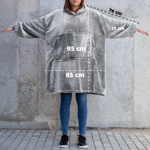 Bluzair Koco Bluza Oversize XXL z Kapturem Polska Bluzair Koco Bluza Oversize XXL z Kapturem Polska