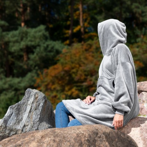 Bluzair Koco Bluza Oversize XXL z Kapturem Polska Bluzair Koco Bluza Oversize XXL z Kapturem Polska