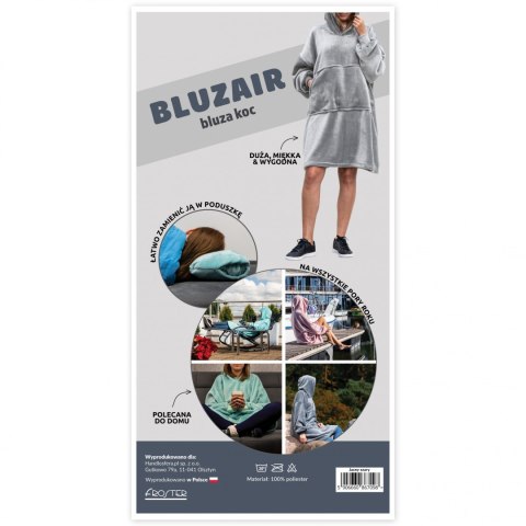 Bluzair Koco Bluza Oversize XXL z Kapturem Polska Bluzair Koco Bluza Oversize XXL z Kapturem Polska