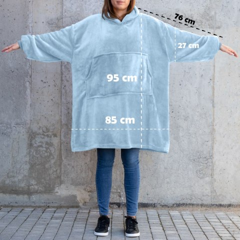 Bluzair Koco Bluza Oversize z Kapturem Polska 4w1 Bluzair Koco Bluza Oversize z Kapturem Polska 4w1
