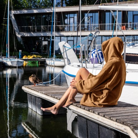 Bluzair Koco Bluza Oversize z Kapturem Toffee 4w1 Bluzair Koco Bluza Oversize z Kapturem Toffee 4w1
