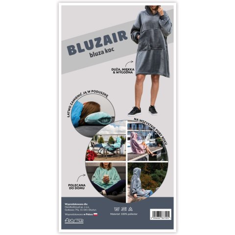 Bluzair Koco Bluza Oversize z Kapturem Toffee 4w1 Bluzair Koco Bluza Oversize z Kapturem Toffee 4w1