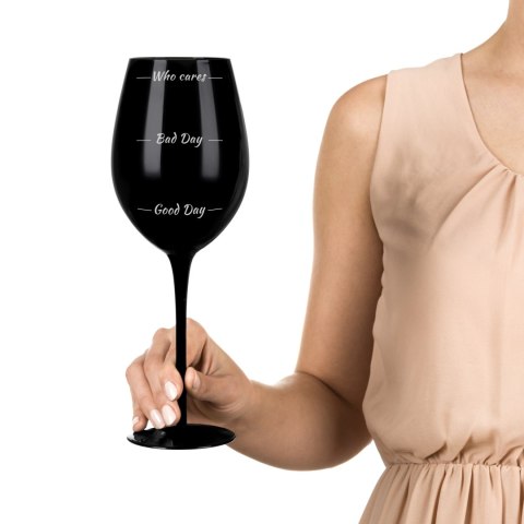 Etui na wino z kieliszkami Who cares prezent ślub Etui na wino z kieliszkami Who cares prezent ślub