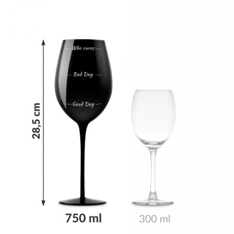 Etui na wino z kieliszkami Who cares prezent ślub Etui na wino z kieliszkami Who cares prezent ślub