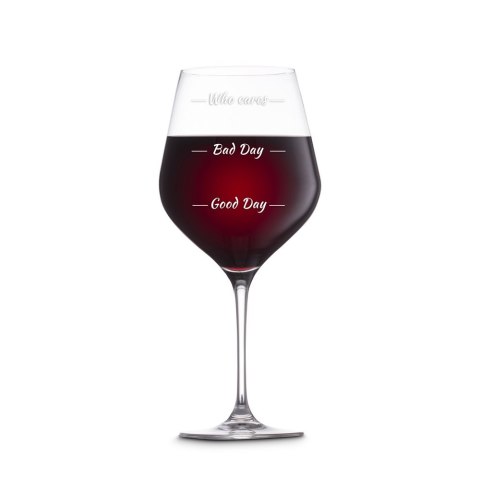Etui na wino z kieliszkami Who cares rocznica ślub Etui na wino z kieliszkami Who cares rocznica ślub