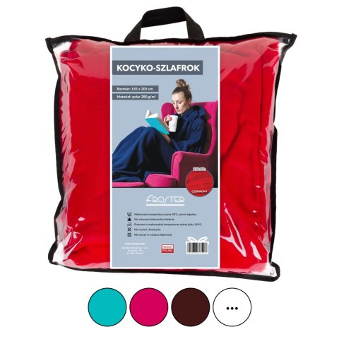 Kocyk Szlafrok Groszek koc rękawami gruby polarowy Kocyk Szlafrok Groszek koc rękawami gruby polarowy