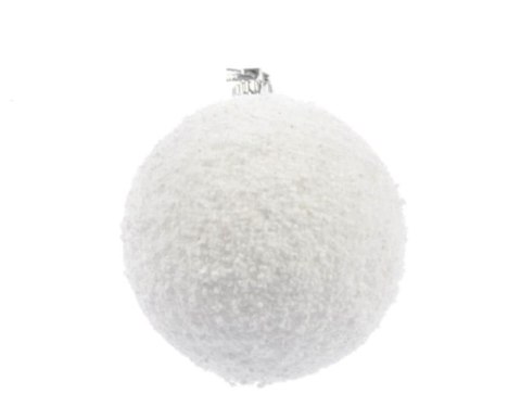 Bombka biała JEŻYK 15cm | 5398 Bombka biała JEŻYK 15cm | 5398