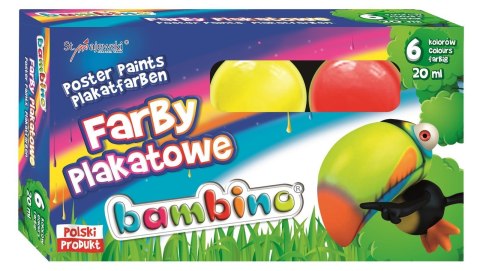 Farby plakatowe 6kol. BAMBINO | 1598 Farby plakatowe 6kol. BAMBINO | 1598