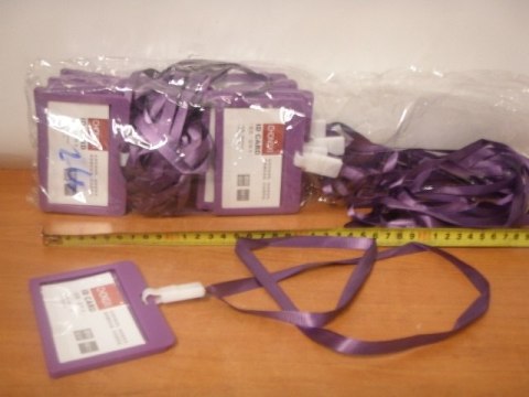 Identyfikator na smyczy 20szt 9x5,5 SMC-15097 Identyfikator na smyczy 20szt 9x5,5 SMC-15097