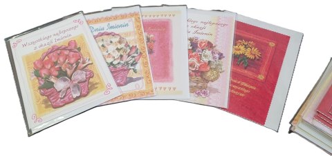 Karnet Imieniny mix 25 szt Karnet Imieniny mix 25 szt