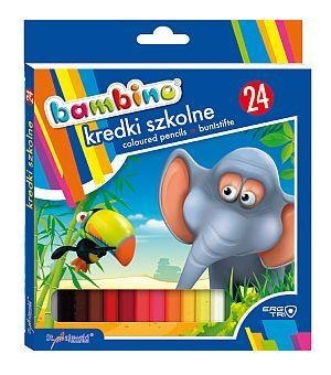 Kredki trójkątne 24kol. BAMBINO | 2676 Kredki trójkątne 24kol. BAMBINO | 2676