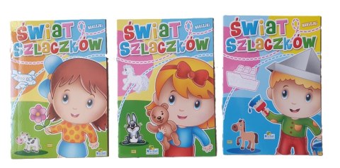 Książeczka z naklejkami ŚWIAT SZLACZKÓW | 00062 Książeczka z naklejkami ŚWIAT SZLACZKÓW | 00062