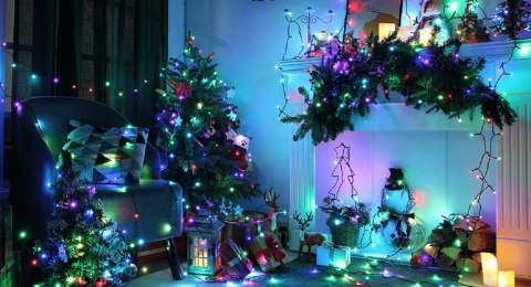 Lampki choinkowe 500led MULTI | 5571 Lampki choinkowe 500led MULTI | 5571