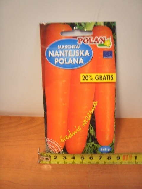 Nasiona 5+1g MARCHEW NANTEJSKA PN3788 Nasiona 5+1g MARCHEW NANTEJSKA PN3788