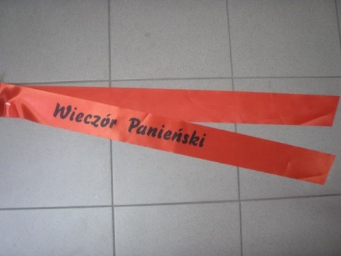 Szarfa wieczór panieński | 1656 Szarfa wieczór panieński | 1656