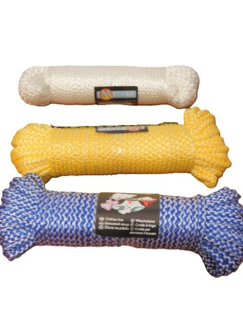Sznur do bielizny pleciony 000907 Sznur do bielizny pleciony 000907