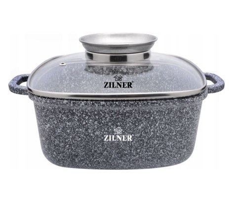 BRYTFANNA GARNEK KWADRATOWY 3.5L 22cm ZILNER GREY ZL-7058 BRYTFANNA GARNEK KWADRATOWY 3.5L 22cm ZILNER GREY ZL-7058