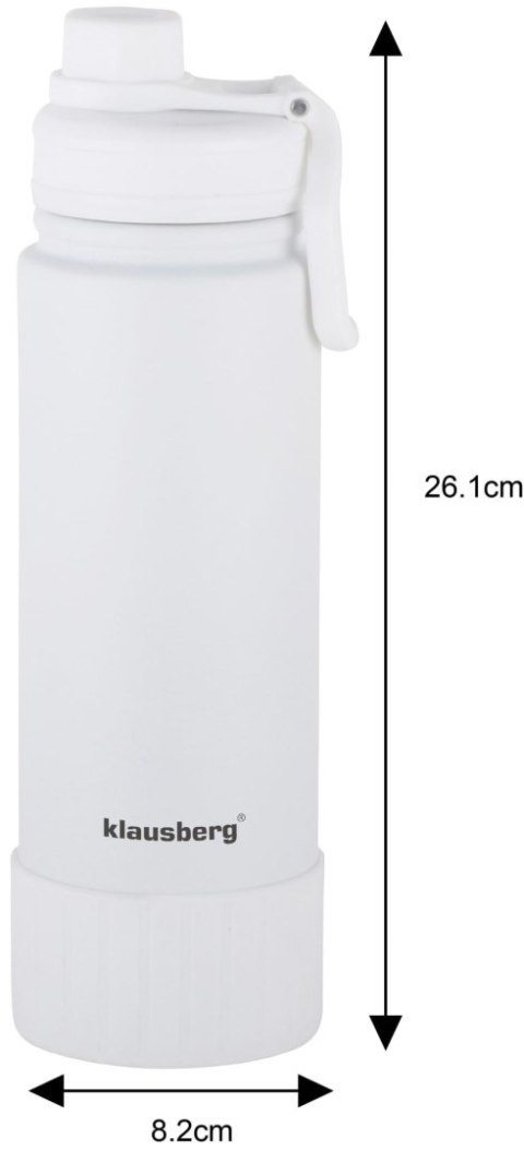 BUTELKA TERMICZNA 720ML KLAUSBERG BIAŁA KB-7639 BUTELKA TERMICZNA 720ML KLAUSBERG BIAŁA KB-7639