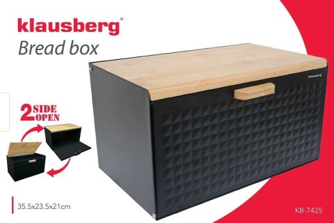 CHLEBAK STALOWO-DREWNIANY DWUSTRONNY KLAUSBERG KB-7425 CHLEBAK STALOWO-DREWNIANY DWUSTRONNY KLAUSBERG KB-7425