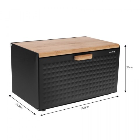 CHLEBAK STALOWO-DREWNIANY DWUSTRONNY KLAUSBERG KB-7425 CHLEBAK STALOWO-DREWNIANY DWUSTRONNY KLAUSBERG KB-7425