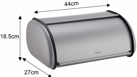 CHLEBAK STALOWY 44CM MATOWY KINGHOFF KH-1863 SZARY CHLEBAK STALOWY 44CM MATOWY KINGHOFF KH-1863 SZARY