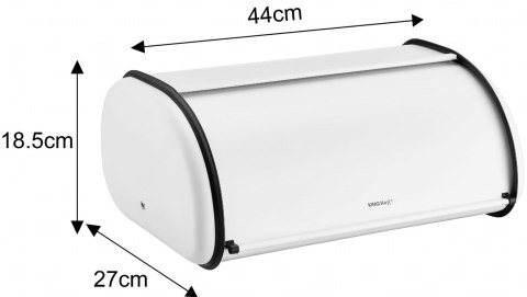 CHLEBAK STALOWY 44CM MATOWY KINGHOFF KH-1864 BIAŁY CHLEBAK STALOWY 44CM MATOWY KINGHOFF KH-1864 BIAŁY