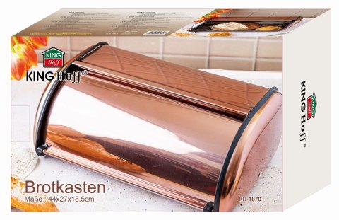 CHLEBAK STALOWY 44CM MATOWY KINGHOFF KH-1870 RÓŻOWE ZŁOTO CHLEBAK STALOWY 44CM MATOWY KINGHOFF KH-1870 RÓŻOWE ZŁOTO