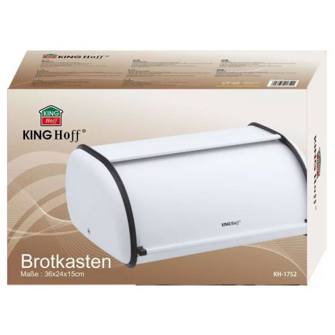 CHLEBAK STALOWY MAŁY 36CM KINGHOFF KH-1752 BIAŁY CHLEBAK STALOWY MAŁY 36CM KINGHOFF KH-1752 BIAŁY