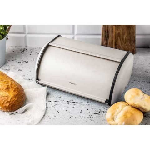 CHLEBAK STALOWY MAŁY 36CM KINGHOFF KH-1754 BEŻOWY CHLEBAK STALOWY MAŁY 36CM KINGHOFF KH-1754 BEŻOWY