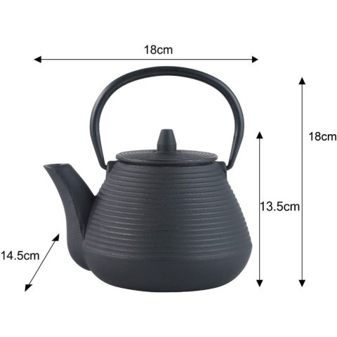 CZAJNICZEK ŻELIWNY ZAPARZACZ 1.0L Z ŻELIWNYMI FILIŻANKAMI KINGHOFF KH-1846 CZAJNICZEK ŻELIWNY ZAPARZACZ 1.0L Z ŻELIWNYMI FILIŻANKAMI KINGHOFF KH-1846