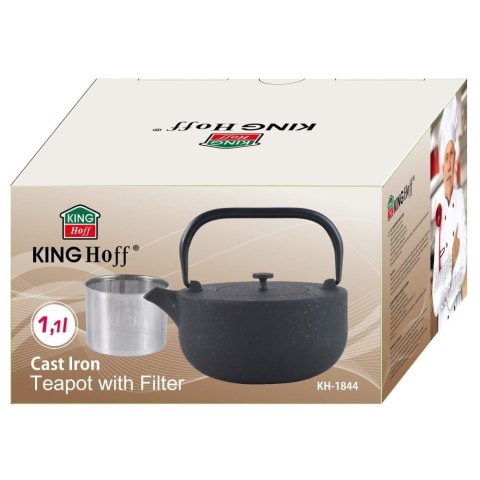 CZAJNICZEK ŻELIWNY ZAPARZACZ 1.1L KINGHOFF KH-1844 CZAJNICZEK ŻELIWNY ZAPARZACZ 1.1L KINGHOFF KH-1844