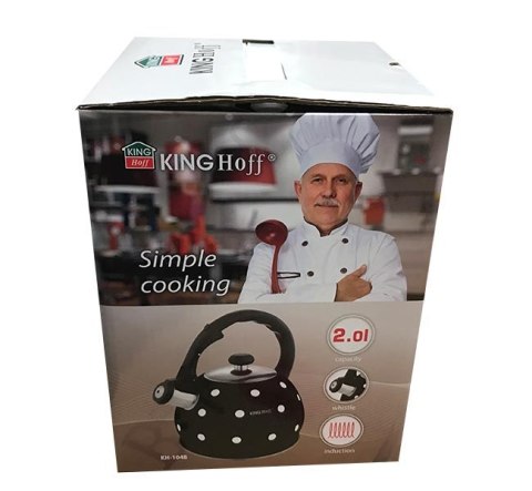 CZAJNIK EMALIOWANY W GROSZKI KiNGHOFF 2.0L KH-1048 CZAJNIK EMALIOWANY W GROSZKI KiNGHOFF 2.0L KH-1048