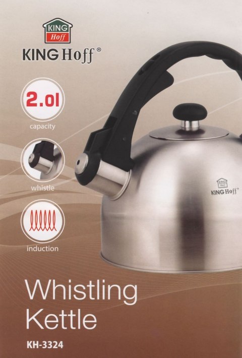 CZAJNIK STALOWY 1.5L KiNGHOFF KH-3324 CZAJNIK STALOWY 1.5L KiNGHOFF KH-3324