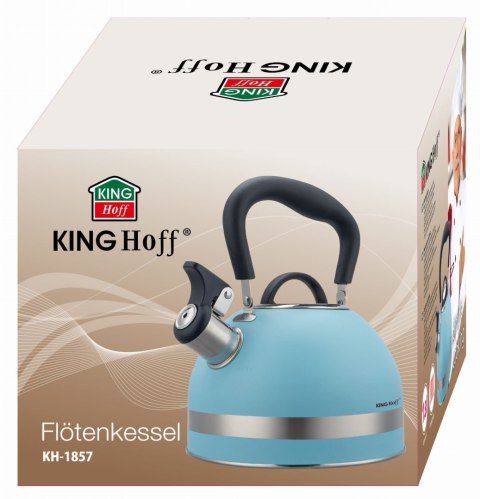 CZAJNIK STALOWY 1.8L INDUKCJA KINGHOFF KH-1857 NIEBIESKI CZAJNIK STALOWY 1.8L INDUKCJA KINGHOFF KH-1857 NIEBIESKI