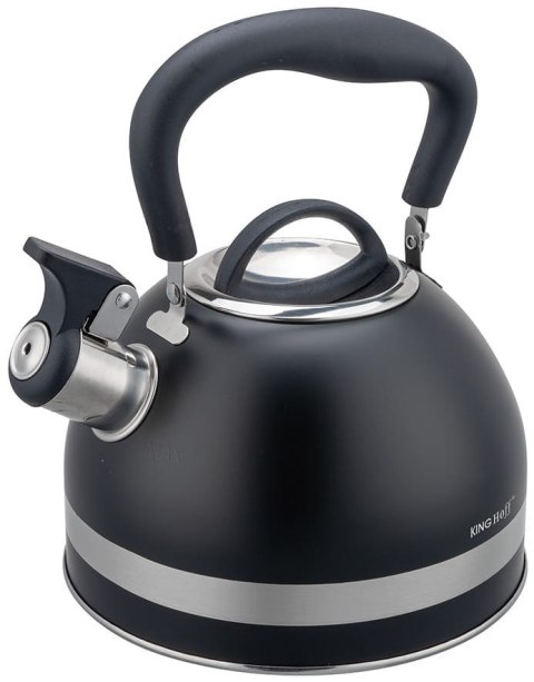 CZAJNIK STALOWY 1.8L INDUKCJA KINGHOFF KH-1858 CZARNY CZAJNIK STALOWY 1.8L INDUKCJA KINGHOFF KH-1858 CZARNY