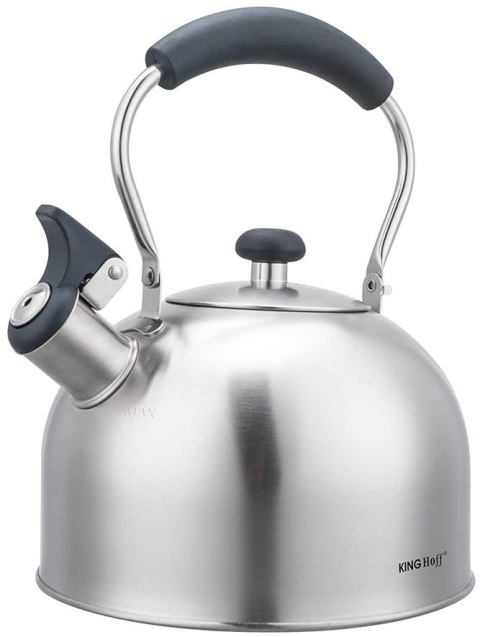 CZAJNIK STALOWY 2.5L INDUKCJA KINGHOFF KH-1859 SREBRNY CZAJNIK STALOWY 2.5L INDUKCJA KINGHOFF KH-1859 SREBRNY