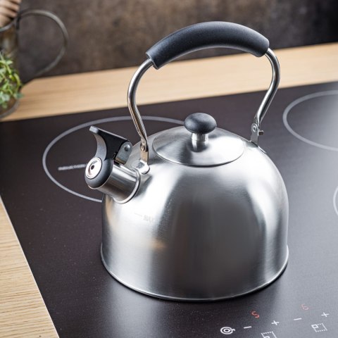 CZAJNIK STALOWY 2.5L INDUKCJA KINGHOFF KH-1859 SREBRNY CZAJNIK STALOWY 2.5L INDUKCJA KINGHOFF KH-1859 SREBRNY