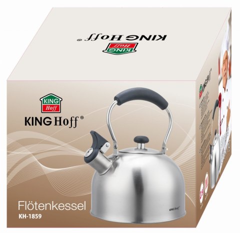 CZAJNIK STALOWY 2.5L INDUKCJA KINGHOFF KH-1859 SREBRNY CZAJNIK STALOWY 2.5L INDUKCJA KINGHOFF KH-1859 SREBRNY