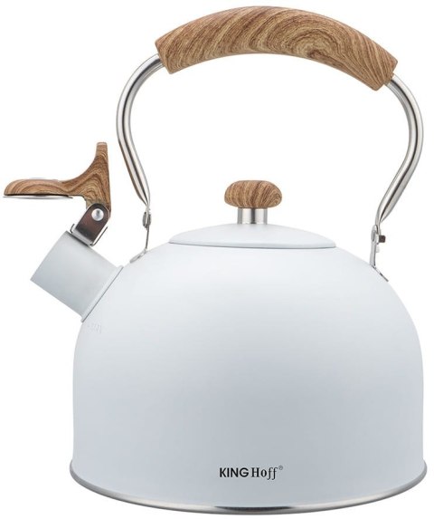 CZAJNIK STALOWY 2.5L INDUKCJA KINGHOFF KH-1860 BIAŁY MATOWY CZAJNIK STALOWY 2.5L INDUKCJA KINGHOFF KH-1860 BIAŁY MATOWY