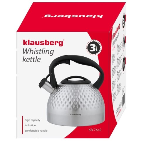 CZAJNIK STALOWY 3.0L KLAUSBERG KB-7642 CZAJNIK STALOWY 3.0L KLAUSBERG KB-7642