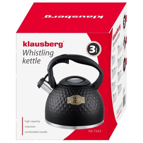 CZAJNIK STALOWY 3.0L Z GRUBYM DNEM KLAUSBERG KB-7643 CZAJNIK STALOWY 3.0L Z GRUBYM DNEM KLAUSBERG KB-7643
