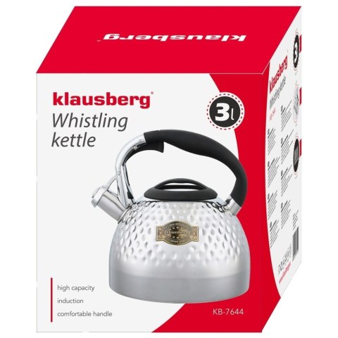 CZAJNIK STALOWY 3.0L Z GRUBYM DNEM KLAUSBERG KB-7644 CZAJNIK STALOWY 3.0L Z GRUBYM DNEM KLAUSBERG KB-7644