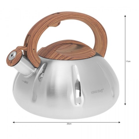 CZAJNIK STALOWY KiNGHOFF 3.0L SATYNA KH-3291 CZAJNIK STALOWY KiNGHOFF 3.0L SATYNA KH-3291