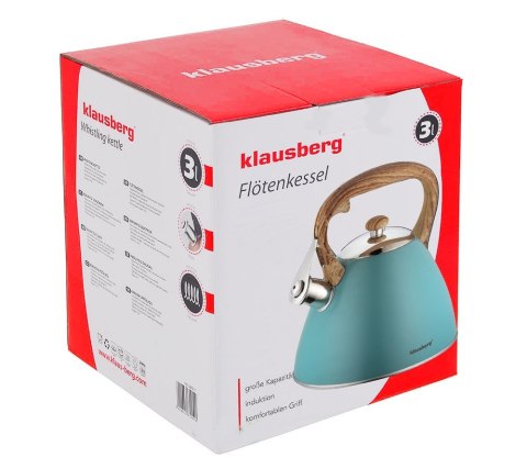 CZAJNIK STALOWY LAKIEROWANY MAT 3.0L KLAUSBERG KB-7263 CZAJNIK STALOWY LAKIEROWANY MAT 3.0L KLAUSBERG KB-7263