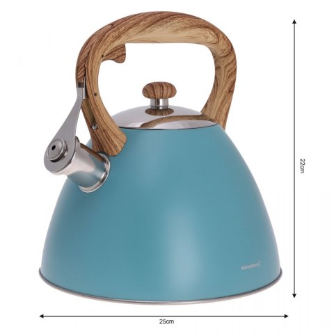 CZAJNIK STALOWY LAKIEROWANY MAT 3.0L KLAUSBERG KB-7263 CZAJNIK STALOWY LAKIEROWANY MAT 3.0L KLAUSBERG KB-7263