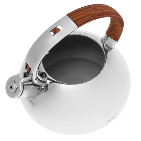 CZAJNIK STALOWY Z GWIZDKIEM KiNGHOFF 3.0L KH-3274 CZAJNIK STALOWY Z GWIZDKIEM KiNGHOFF 3.0L KH-3274