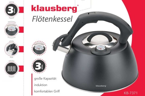 CZAJNIK STALOWY Z TERMOMETREM 3.0L KLAUSBERG KB-7371 CZAJNIK STALOWY Z TERMOMETREM 3.0L KLAUSBERG KB-7371