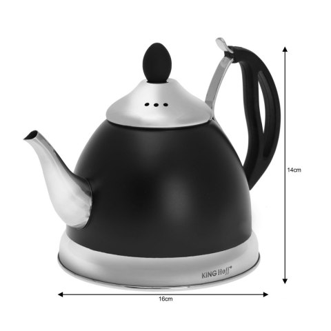 CZAJNIK Z ZAPARZACZEM DO HERBATY I ZIÓŁ 1.0L KINGHOFF KH-1538 CZAJNIK Z ZAPARZACZEM DO HERBATY I ZIÓŁ 1.0L KINGHOFF KH-1538
